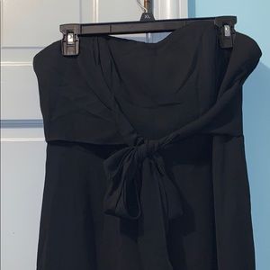 NWT black strapless jumpsuit